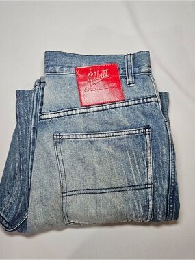 G‑Unit Y2K Jeans Men’s 32 – Pre‑Owned Denim, Stains Front & Back
